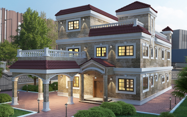 an exterior design
