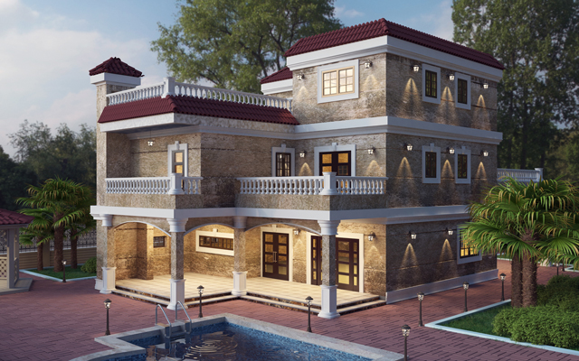 an exterior design