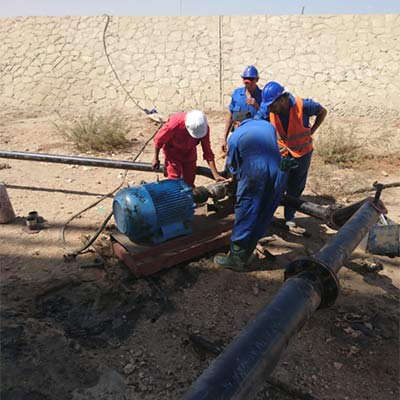 عملية استرجاع المازوت من التانك d الى التانك c وتنظيف التانك d